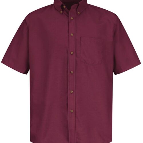 Men's Tall Poplin Short Sleeve Dress Shirt Thumbnail